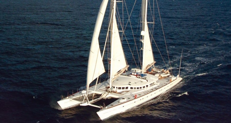 138-foot charter yacht Douce France The 138-foot charter yacht Douce France is bound for Indonesia and the South Pacific starting in early 2014.