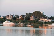 Daybreak washes over waterfront homes in Edgartown, illuminating one of the<br/>
most enchanting harbors in New England. Daybreak washes over waterfront homes in Edgartown, illuminating one of the most enchanting harbors in New England.