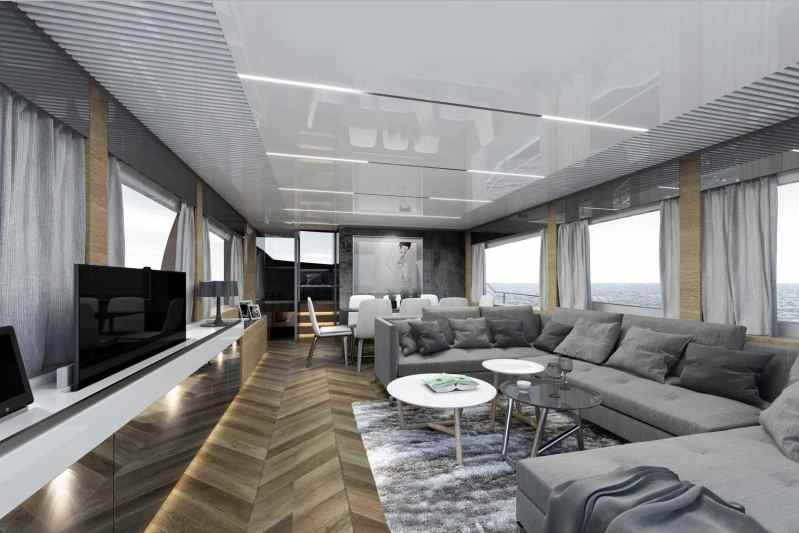 Ferretti Yachts, Ferretti 780, Flybridge
