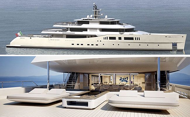 239-foot Picchiotti motoryacht Grace E Grace E will be one of the largest new launches into the global yacht charter fleet for summer 2014.