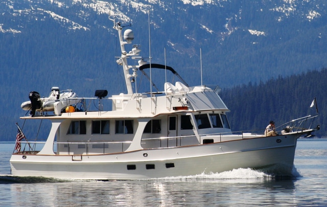 The 52-foot Grand Banks Kiawah is part of the NW Explorations charter fleet.