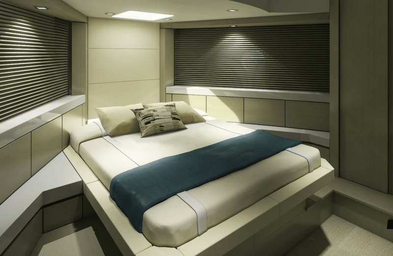 Hatteras 70 Motor Yacht rendering