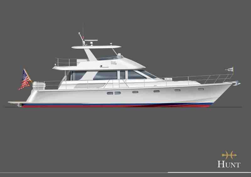 Hunt 68 yacht The Hunt 68 is designed for owner-operators who are interested in serious coastal cruising.