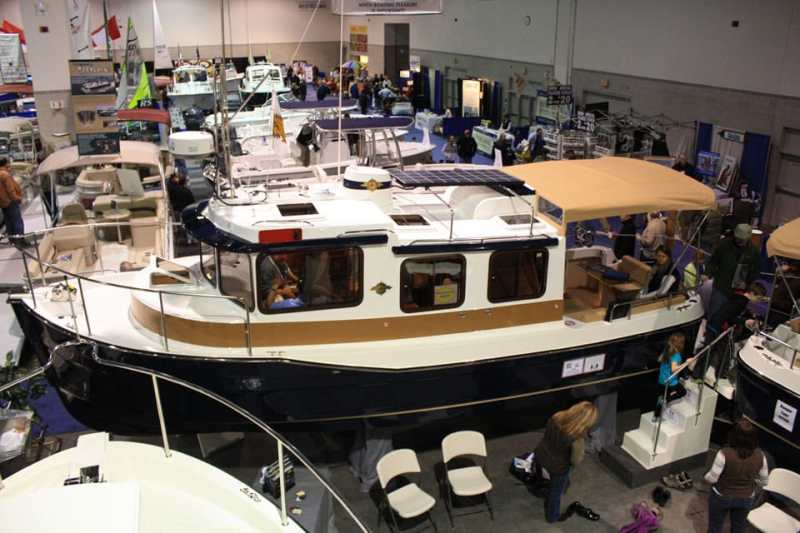 Ranger Tugs at the Providence Boat Show Piles of Sperrys were found outside a trio of Ranger Tugs at the Providence Boat Show.