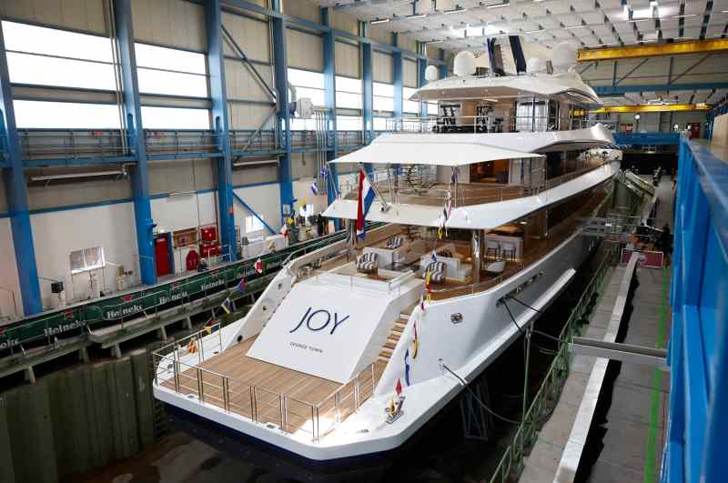 Feadship, Joy, Yacht Launch