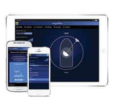 KVH TracVision TV6 KVH TracVision TV6 lets boaters access satellite systems through smartphones and other devices.