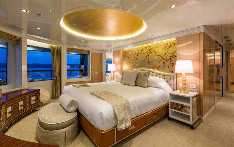 Benetti releases stunning interior images of the 183-foot superyacht Lady Candy. The 183-foot Benetti Lady Candy launched in 2013, and interior photos like this one were kept out of the public eye--until now.