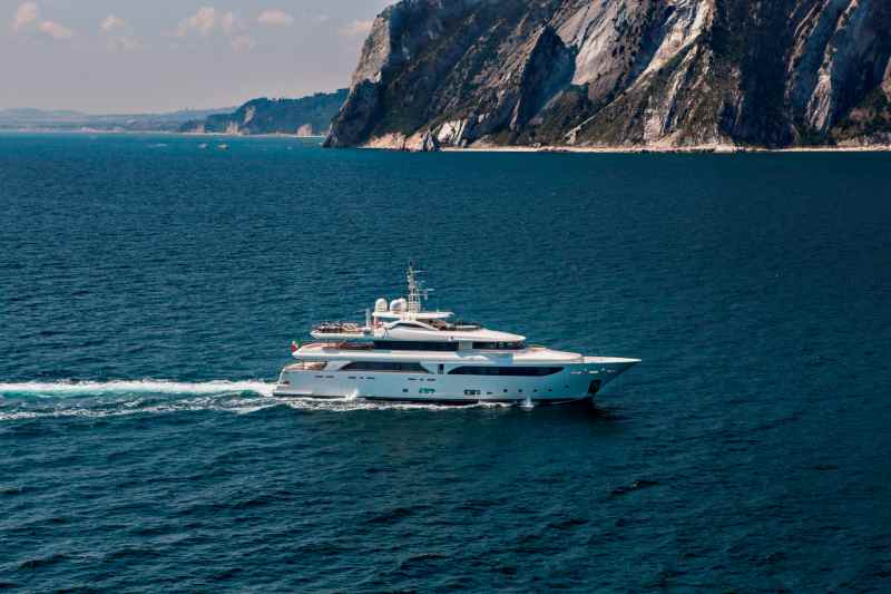 141 CRN Lady Genyr CRN has launched the 141-foot Lady Genyr, which is Hull No. 8 in the Navetta 43 line.