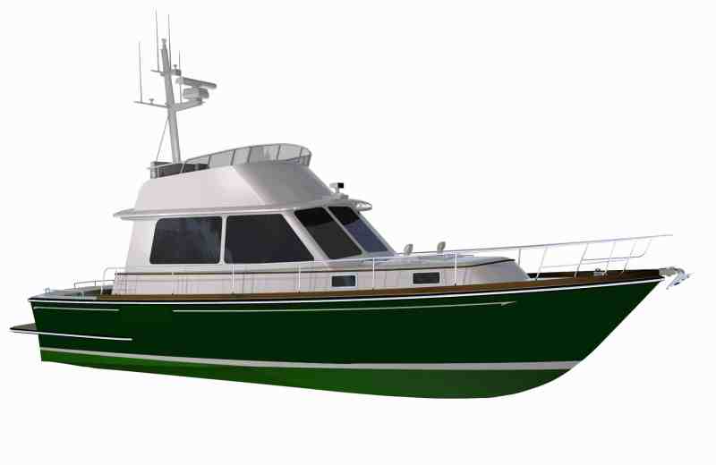 Lyman-Morse 42 Hunt Twin Jet Cruiser The Lyman-Morse 42 Hunt Twin Jet Cruiser is expected to launch in June. She will be named Peregrine.