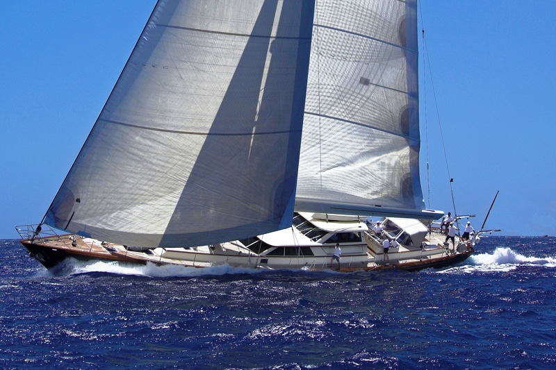 108 Alloy sailing yacht Marae The 108-foot Alloy sailing yacht Marae is available for charters during autumn 2013 in the Chesapeake Bay.