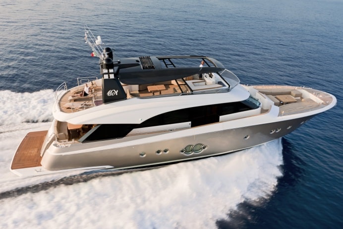 MCY 86 The 86 will be on display alongside the MCY 65, 70 and 76, and the MC4 and MC5 motoryachts.