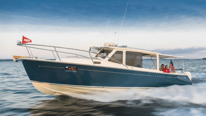 MJM Yachts 35z on the water