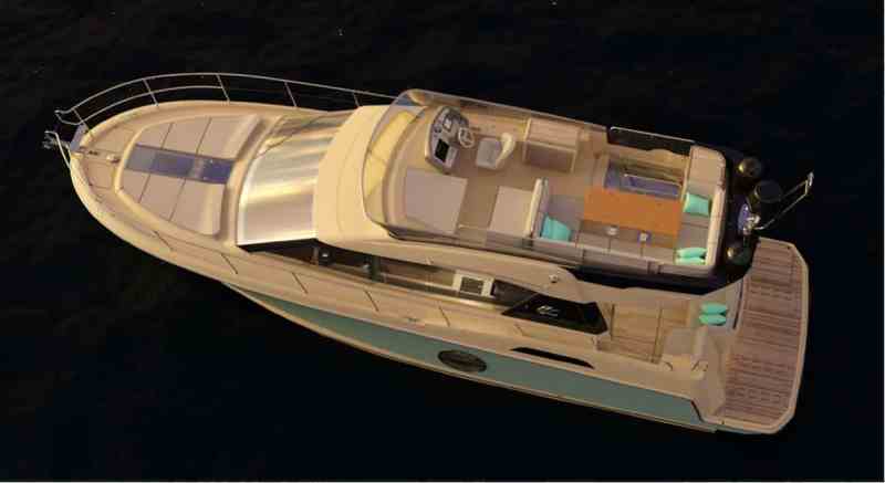 43-foot Monte Carlo MC4 The 43-foot Monte Carlo MC4 will make her debut at the 2013 Cannes Boat Show.