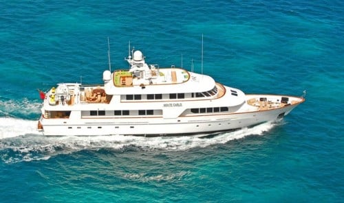 The 132-foot Amels Monte Carlo is for sale through Chamberlain Yachts.