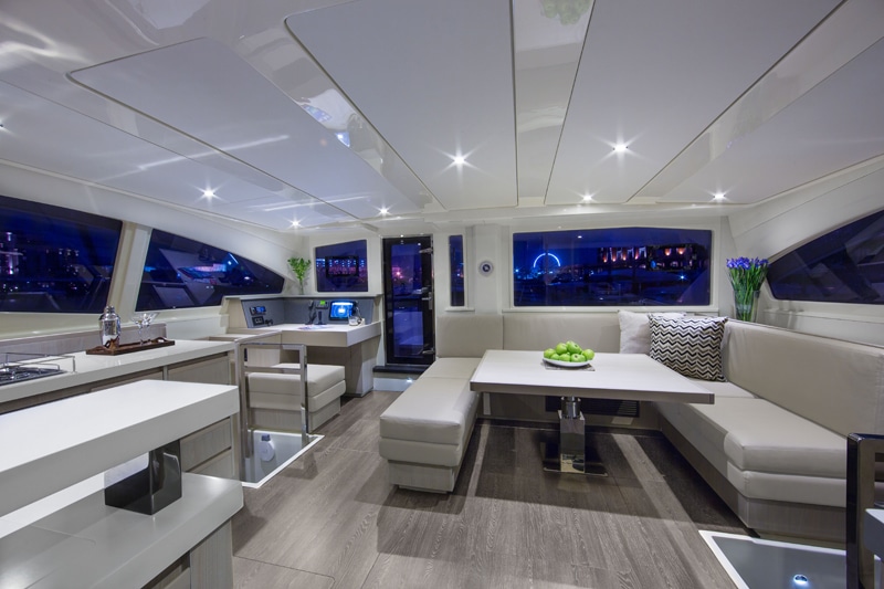 Robertson and Caine custom-designed the 514PC for The Moorings.