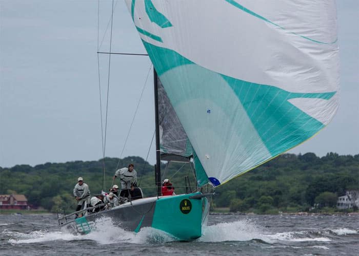 Vesper sails at the New York Yacht Club Annual Regatta presented by Rolex.