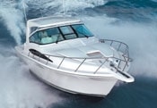 EASY LIVING: Everything from the window vents to the bench seat to the entire bridge deck can be adjusted with a push of a button.