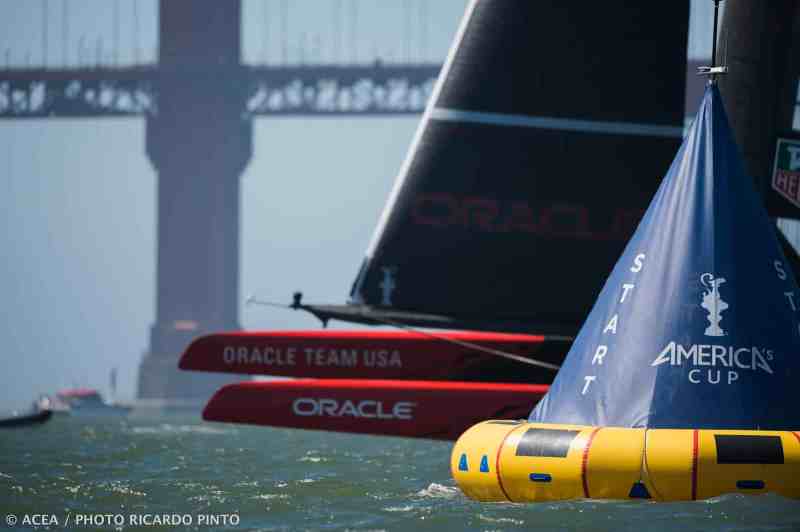 Oracle Team USA scored a win today in San Francisco, but the overall scoreboard leans heavily toward Emirates Team New Zealand at the 34th America's Cup.