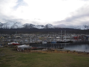 Ushuaia Yacht Club The Ushuaia Yacht Club, as seen from the Aero Club.