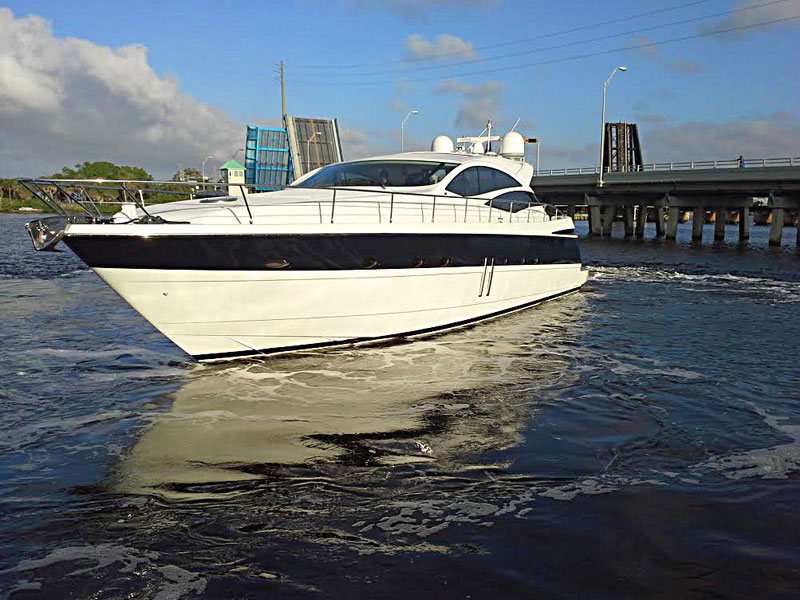 Felicia is a Pershing 62 that launched in 2006.