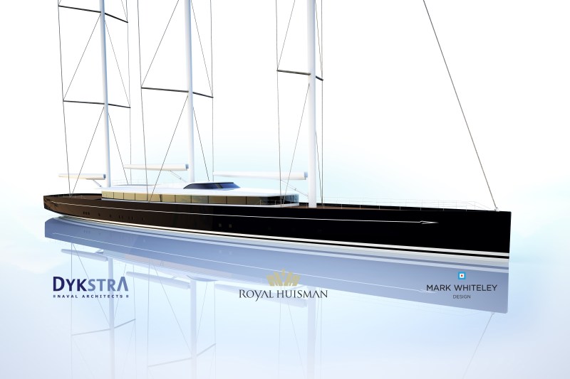 Project 400 is a 266-foot sailing yacht.