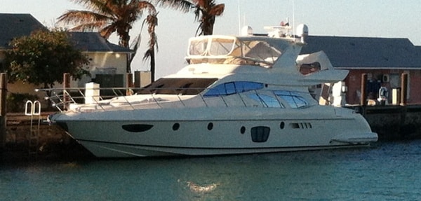 The 68-foot Azimut Sabella is for sale through Hargrave Yacht Brokerage and Charter.