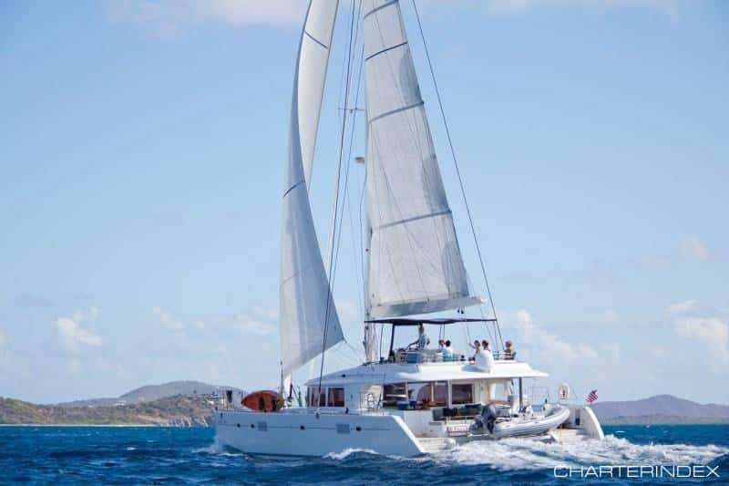 BVI Charter Yacht Blue Moon The Lagoon sailing catamaran Blue Moon was named best overall charter yacht at the BVI Charter Yacht Show.
