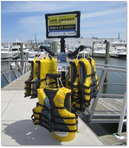 More than 220 life jacket loaner stands are now being stocked nationwide.