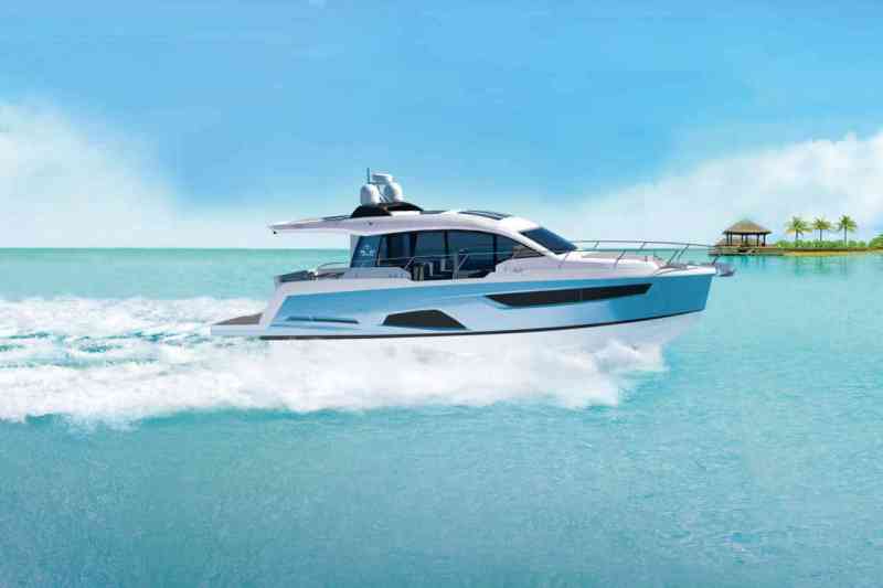 Beautiful island with clear water. Sealine Yachts, C430, Express Cruiser, Motoryacht