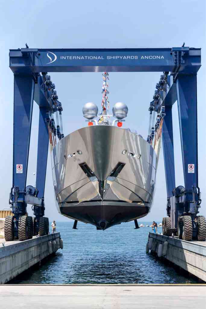 ISA launches 143-foot Silver Wind Silver Wind is scheduled for delivery in July.