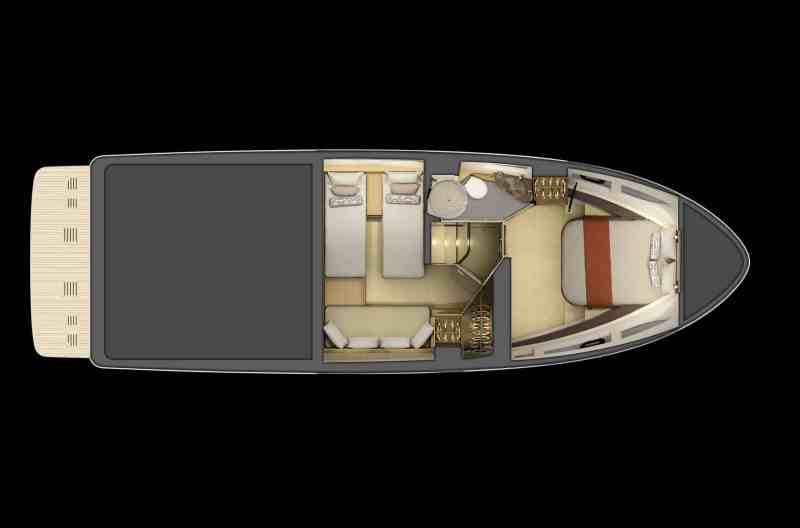 Sea Ray 400 Sundancer deck plans
