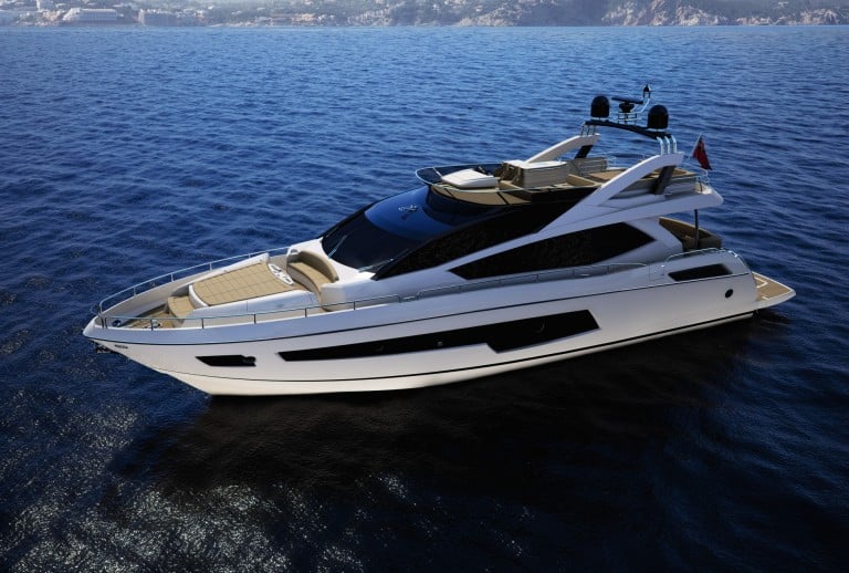 Sunseeker 75 Yacht The Sunseeker 75 Yacht is making her world debut this month at the London Boat Show.
