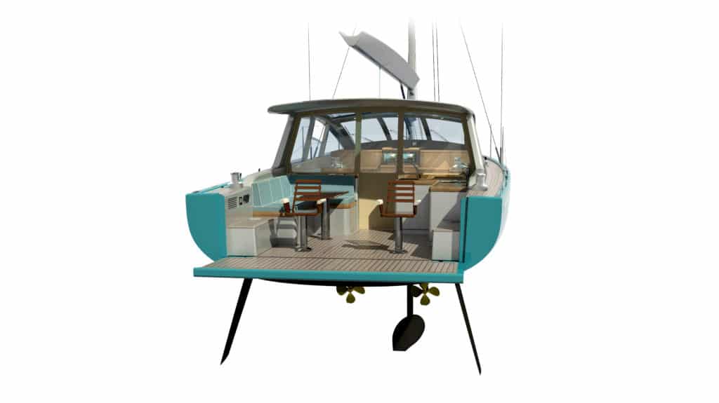 Surfari 44 aft view