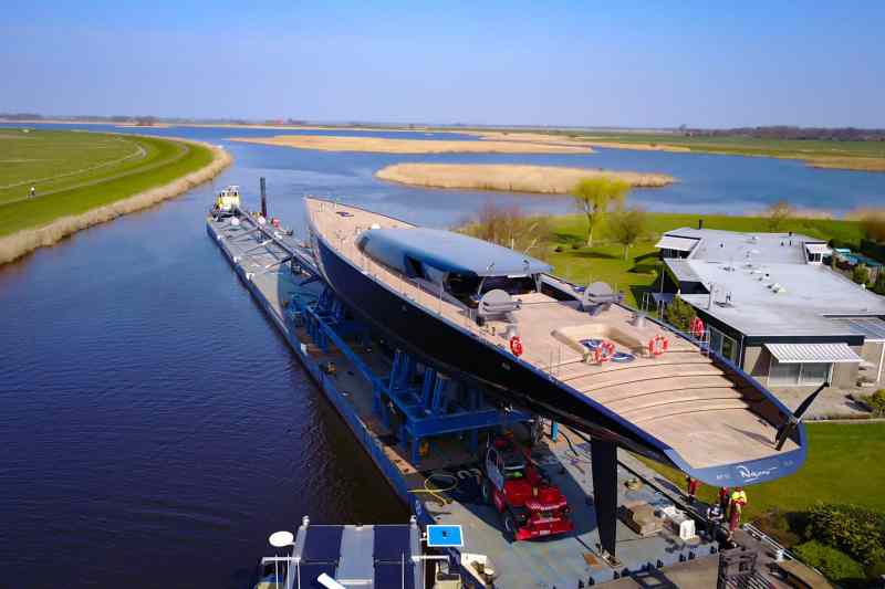 Royal Huisman, The Beast, Ngoni Yacht, Launch, Superyacht