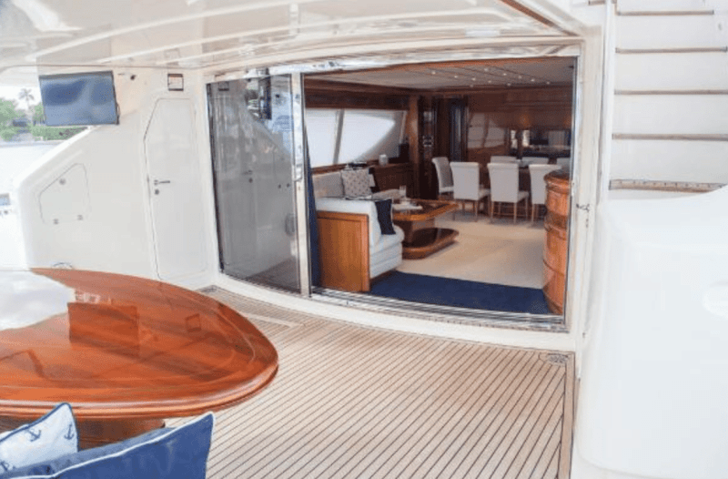 Ferretti yacht Tomorrow We Ride