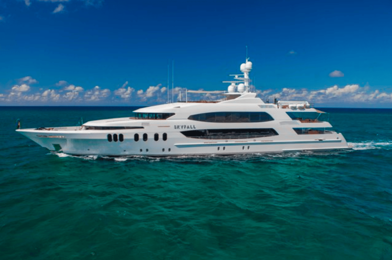Trinity yacht Skyfall Trinity yacht Skyfall