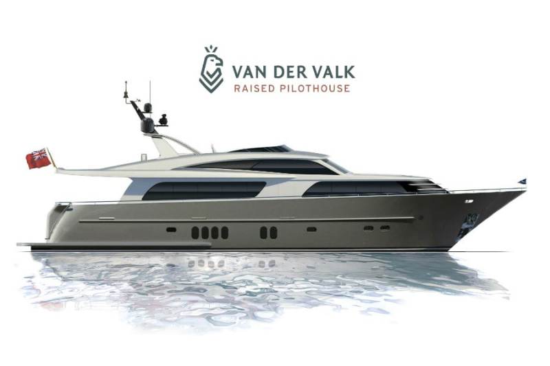 The 18-meter Flybridge yacht by Van der Valk.