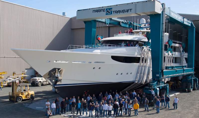 Westport 164, hull No. 11 Westport has just launched hull No. 11 in its 50-meter series, also known as the Westport 164.