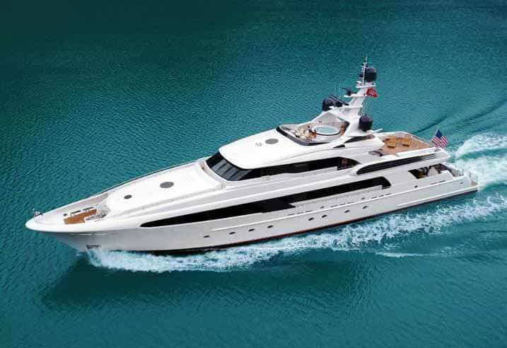 154-foot Delta motoryacht Usher for charter The cast of the 'Entourage' movie filmed scenes in Miami aboard the 154-foot Delta Usher.