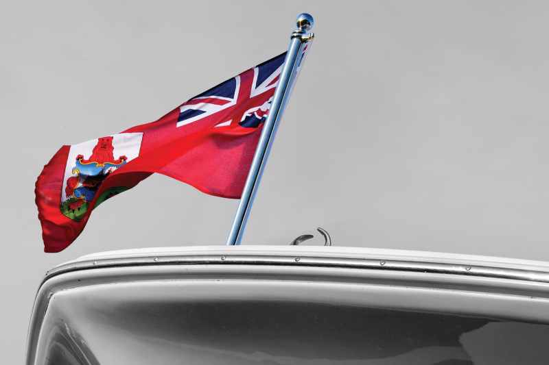 Burgee on Bow Yacht, Flag