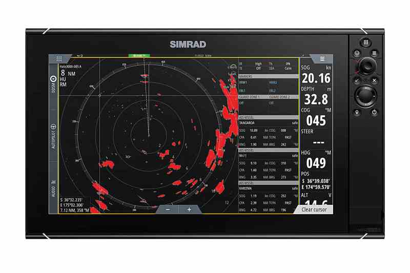 Simrad Halo Radar Screen