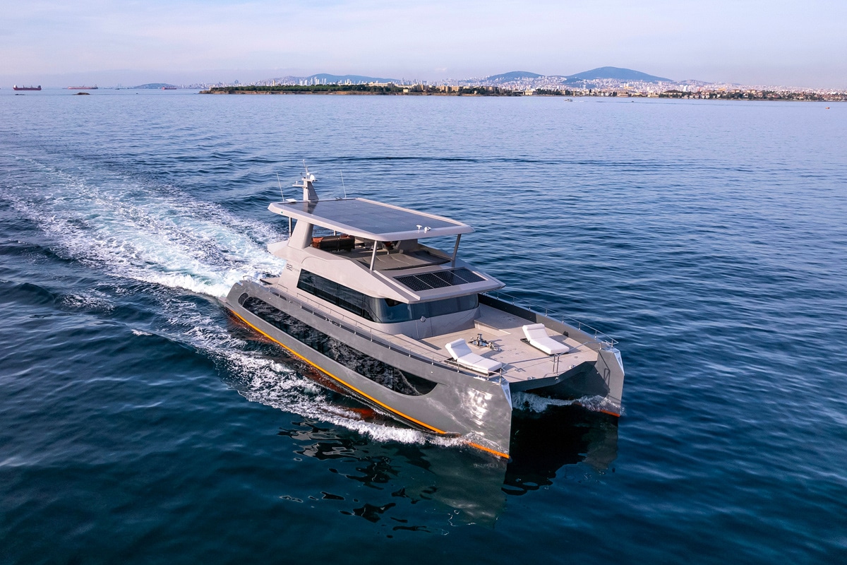 VisionF Launches Flagship Power Catamaran