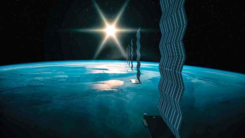 YTG1223_Electronics_1 Starlink satellites orbiting Earth