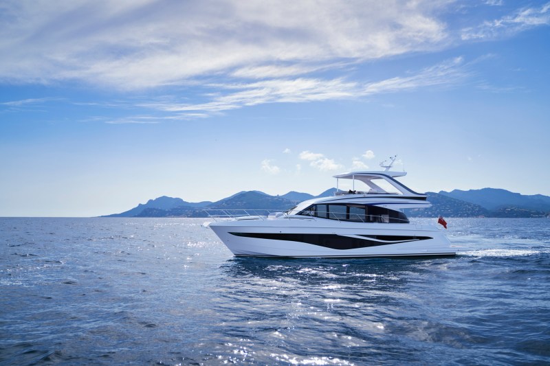 f58-exterior-cgi-white-hull-with-hardtop Princess Yachts F58