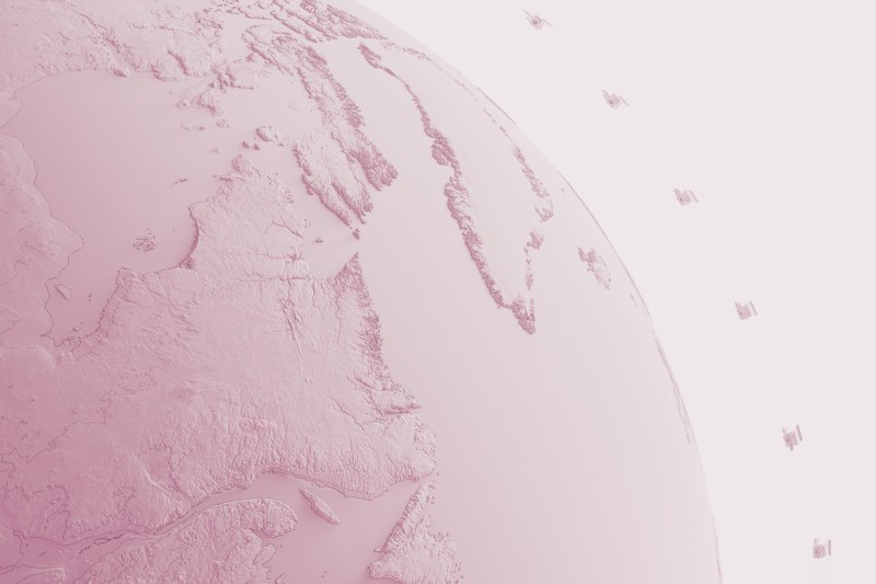 YTG0624_Electronics_03 Satellite globe illustration