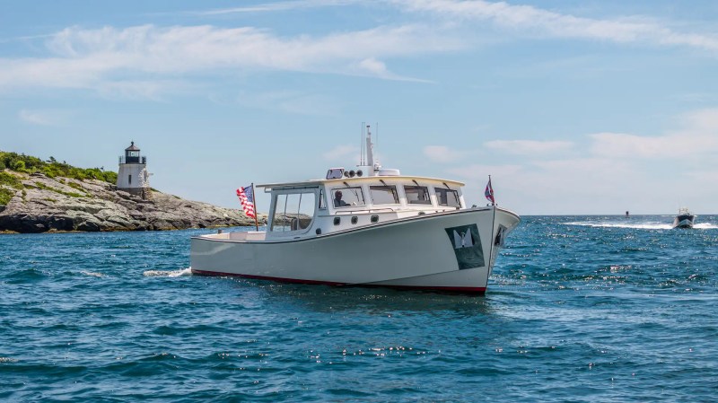 Newport-Custom-54-Pretti-Rose-1 2021 Downeast 54-foot Custom Lobster yacht