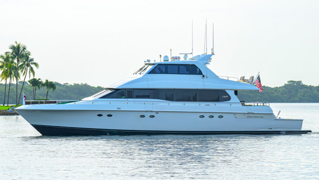 Lazzara 80 Skybridge Lost Texan