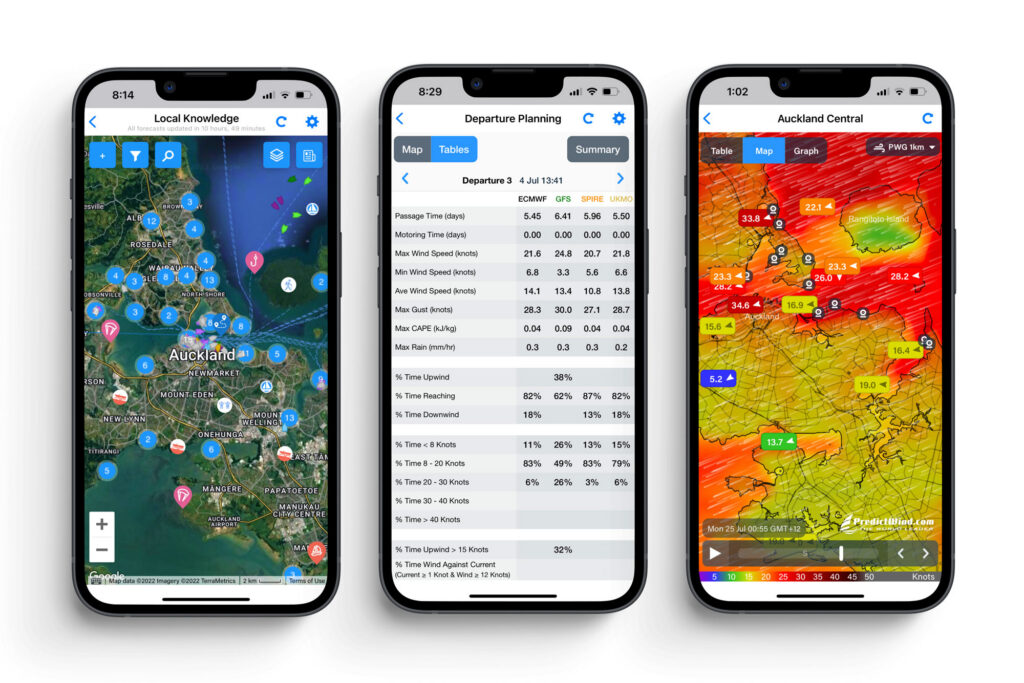 PredictWind's AI model