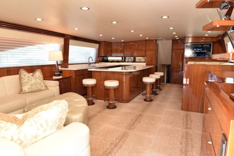 Viking 80 Skybridge Party of Five