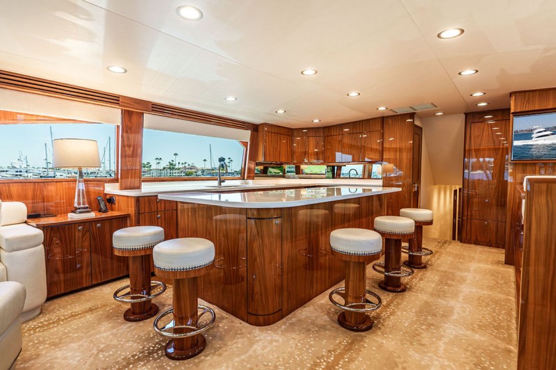Viking 80 Skybridge Party of Five